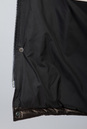 Пуховик мужской из натуральной кожи с капюшоном, отделка енот 2100371-3